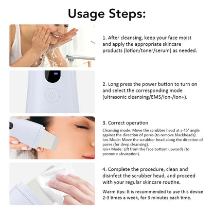 Nettoyeur de pores électrique – Outil professionnel de soins de la peau