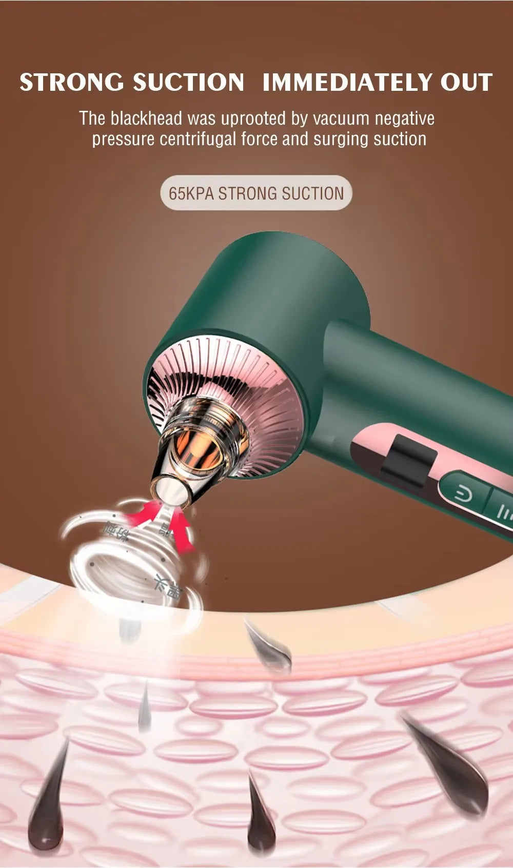 Aspirateur Points Noirs Électrique