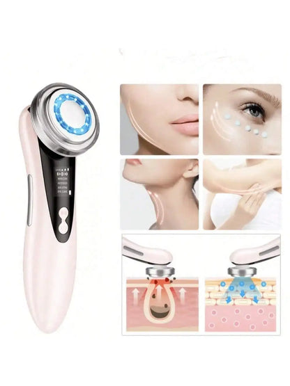 Appareil de Beauté Ultrason & LED – Anti-Âge & Soin Visage Professionnel