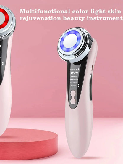 Appareil de Beauté Ultrason & LED – Anti-Âge & Soin Visage Professionnel