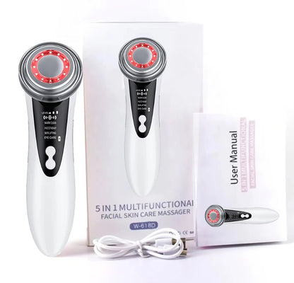 Appareil de Beauté Ultrason & LED – Anti-Âge & Soin Visage Professionnel